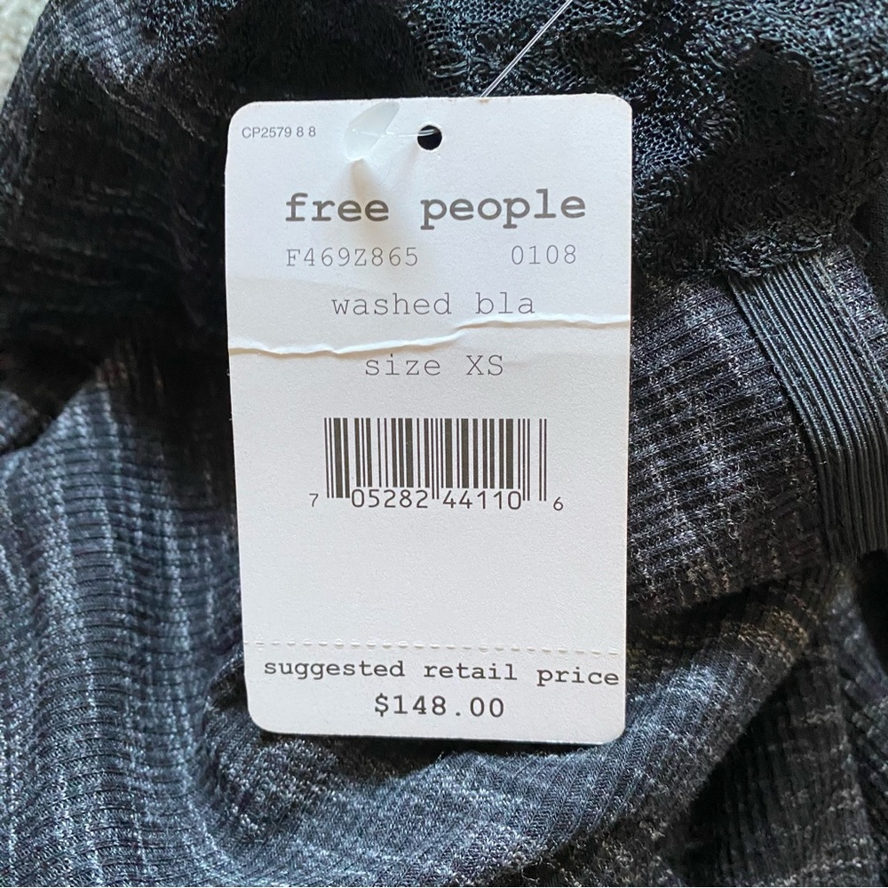 NWT Free People Absolute Attraction Heathered Maxi Dress sz XS - Picture 10 of 10